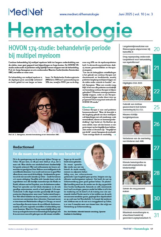 Cover krant hematologie