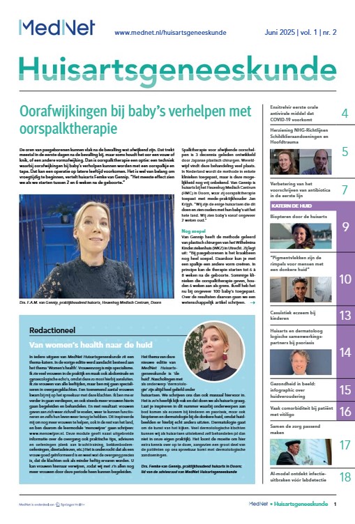 Cover digitale krant huisartsgeneeskunde