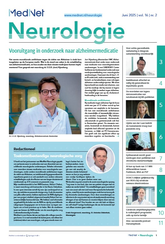 cover neurologie krant