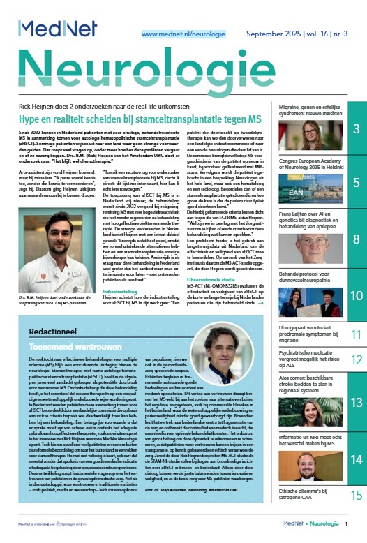 cover neurologie krant