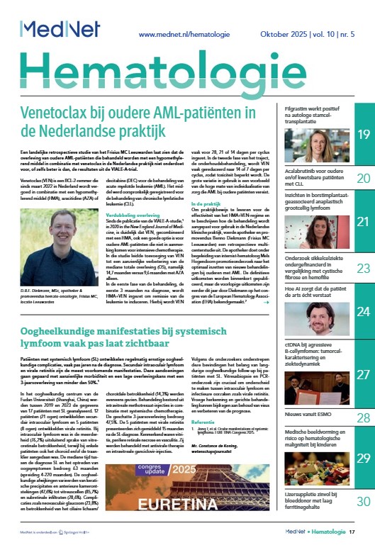 Digitale krant cover hematologie