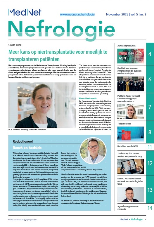 cover nefrologie krant