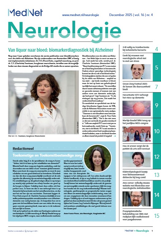 cover neurologie krant
