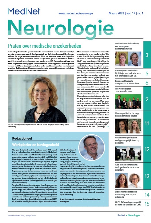 cover neurologie krant