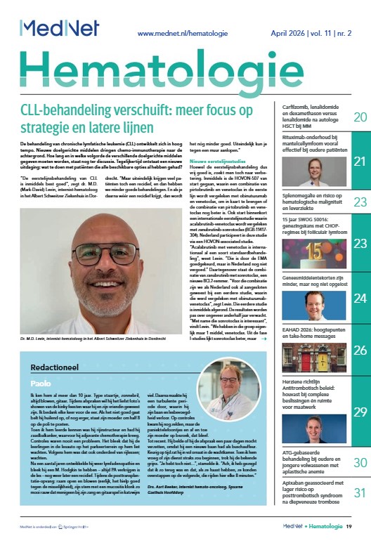 cover krant hematologie