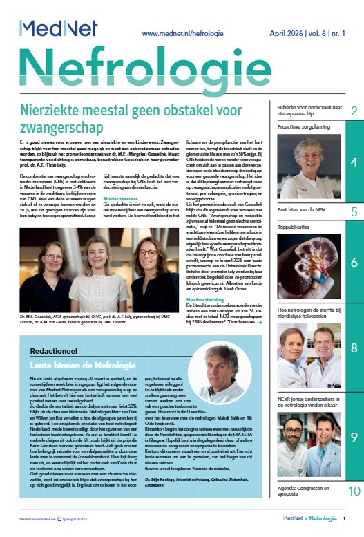 cover krant nefrologie