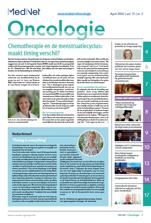 cover krant oncologie